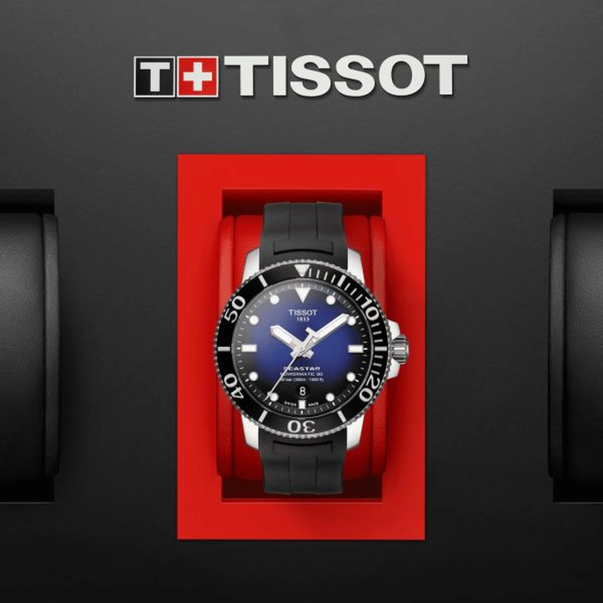Tissot Watch For Men - Seastar 1000 Powermatic 80