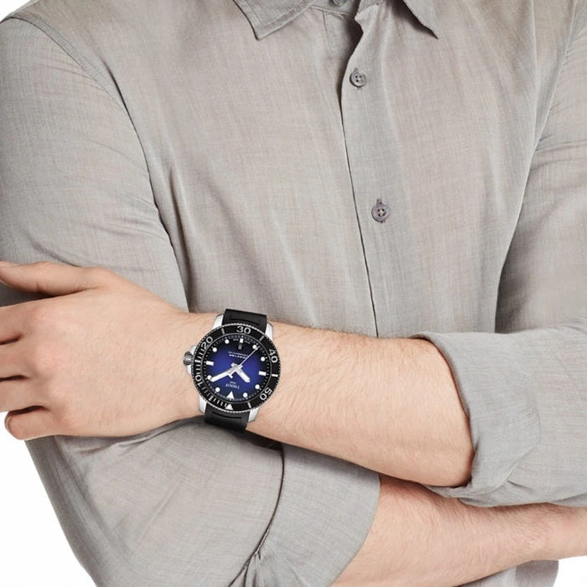 Tissot Watch For Men - Seastar 1000 Powermatic 80