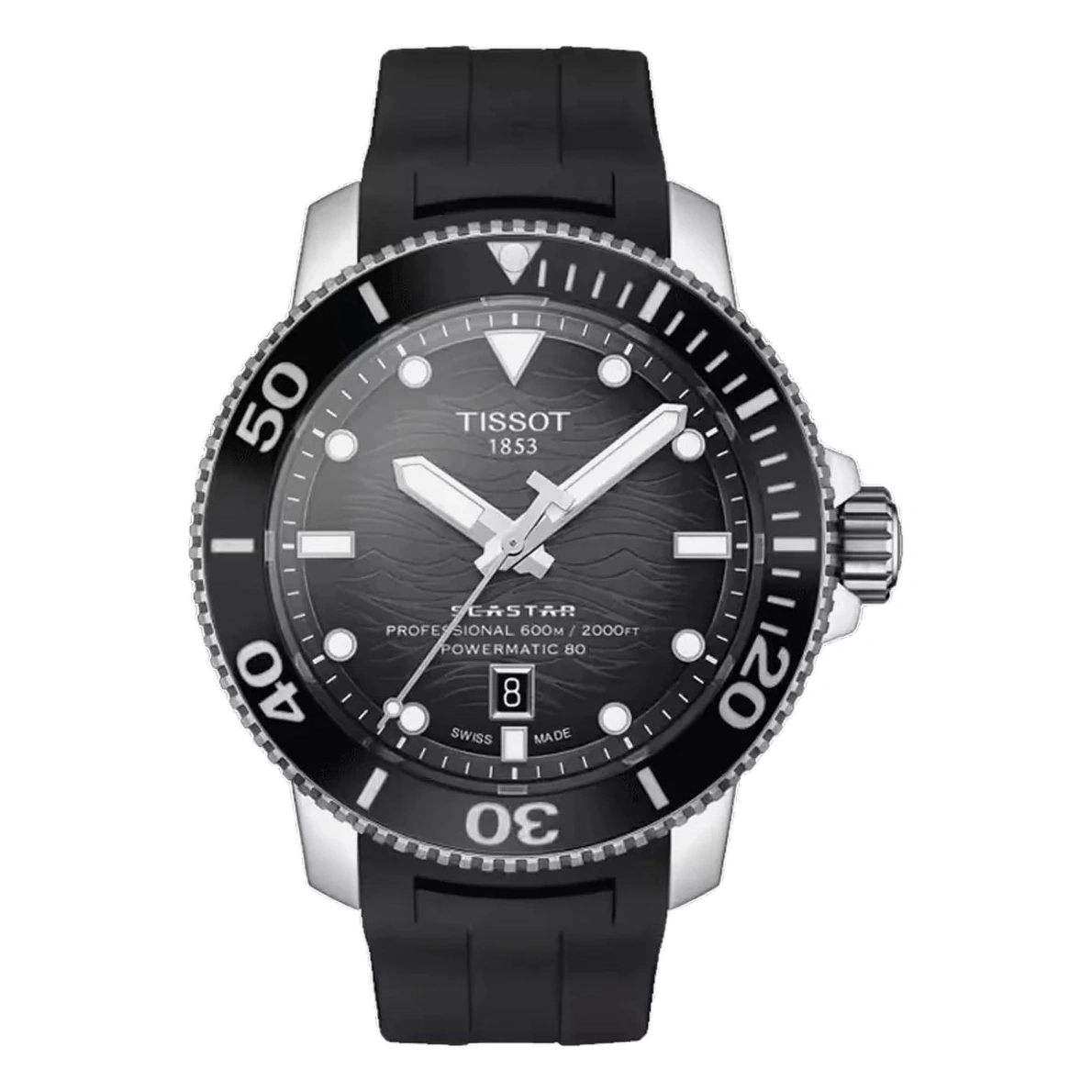 Tissot Watch For Men - Seastar 2000 Professional Powermatic 80