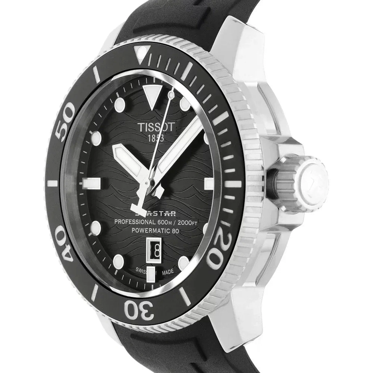 Tissot Watch For Men - Seastar 2000 Professional Powermatic 80