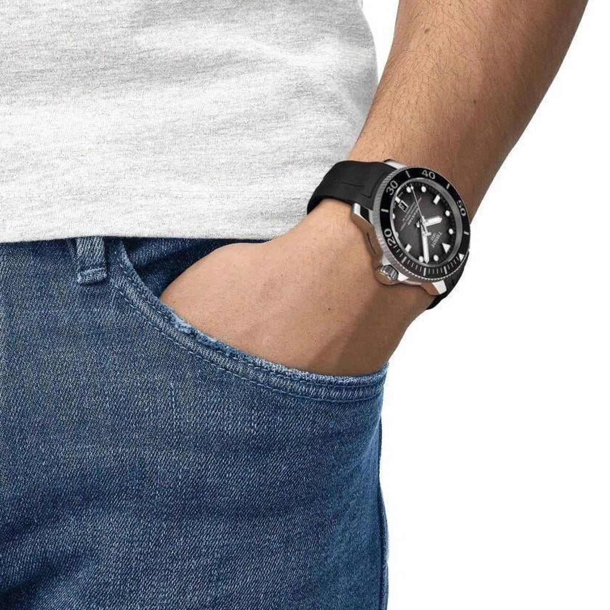 Tissot Watch For Men - Seastar 2000 Professional Powermatic 80