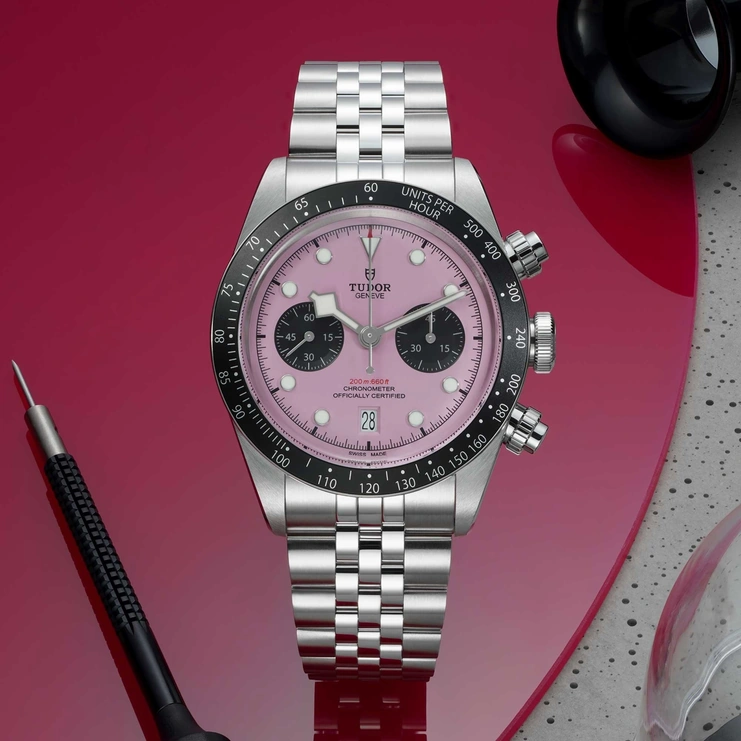Tudor Watch For Men - Black Bay Chrono Limited Edition - Ref. M79360N-0019
