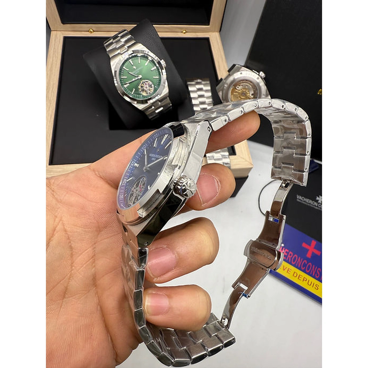 Vacheron Constantin Watch For Men - Overseas Tourbillon - Ref. 6000V.210A-B544