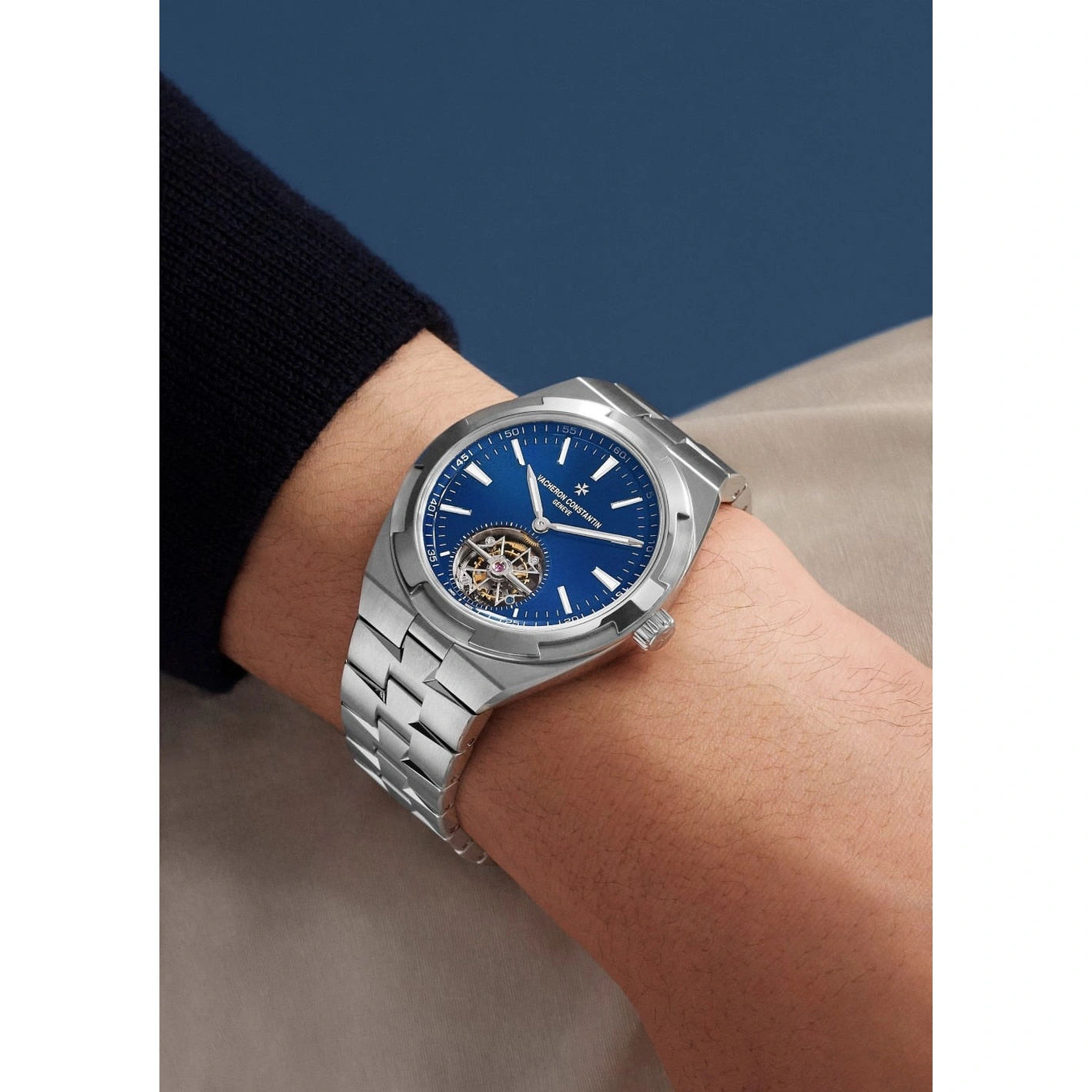 Vacheron Constantin Watch For Men - Overseas Tourbillon - Ref. 6000V.210A-B544