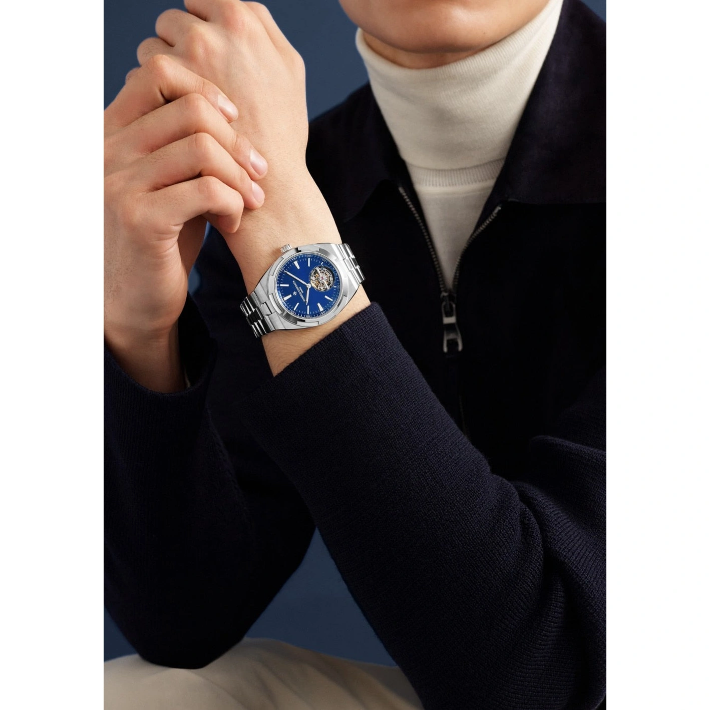 Vacheron Constantin Watch For Men - Overseas Tourbillon - Ref. 6000V.210A-B544