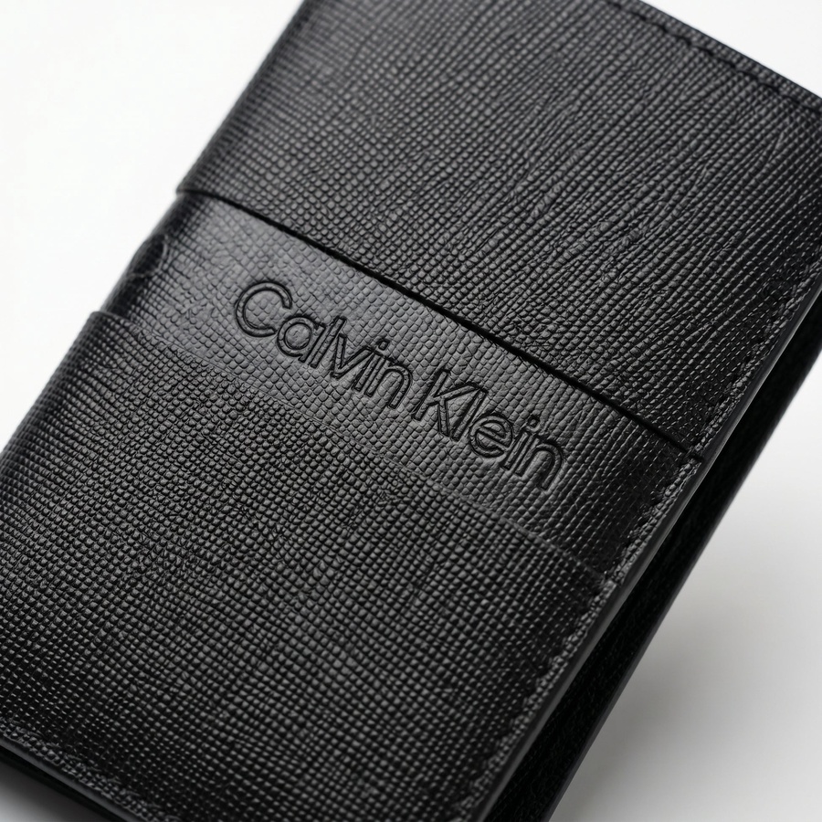 Calvin Klein Men's Wallet - Saffiano Leather Wallet