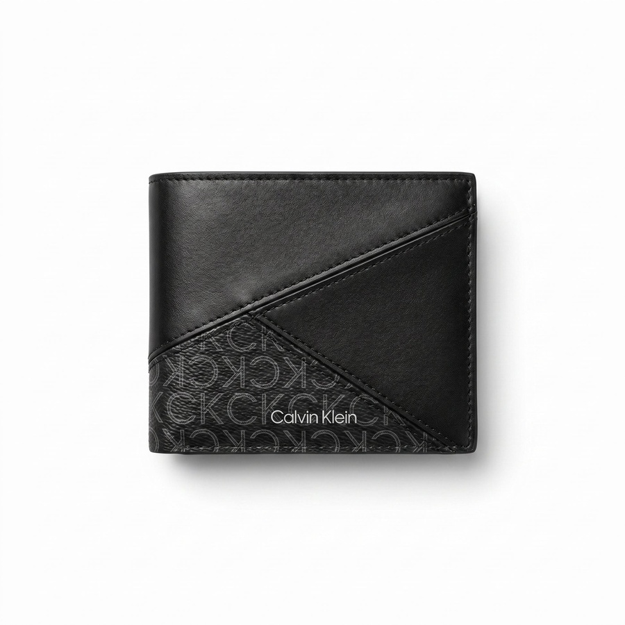 Calvin Klein Men's Wallet - Smooth Leather Bifold Wallet