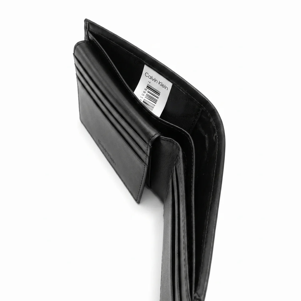 Calvin Klein Men's Wallet - Smooth Leather Bifold Wallet Black