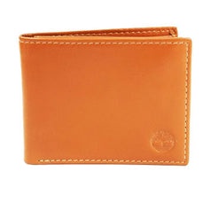Timberland Men's Wallet - Smooth Leather Bifold Wallet Wheat Tan