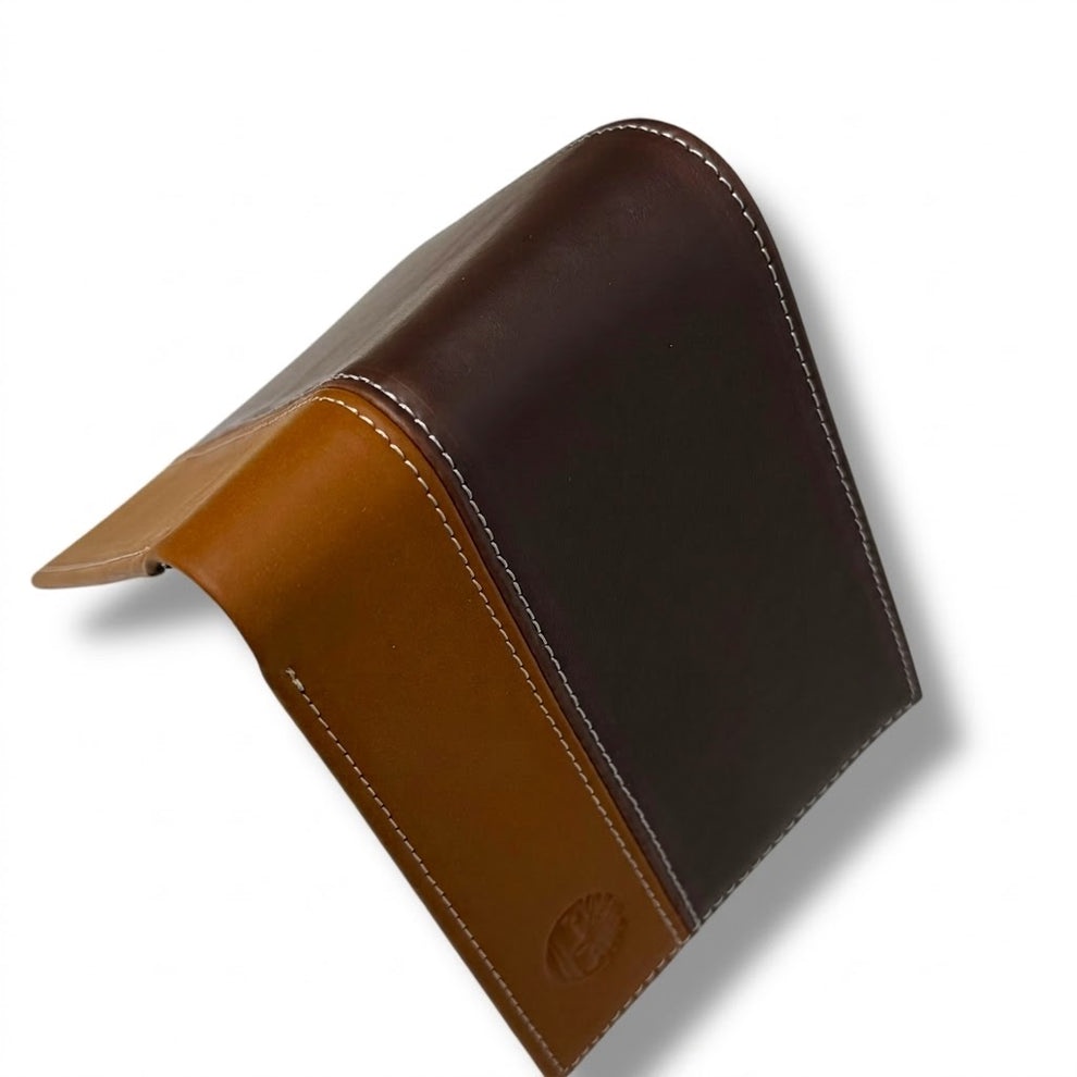 Timberland Men's Wallet - Smooth Leather Two Tone Bifold Wallet Dark Light