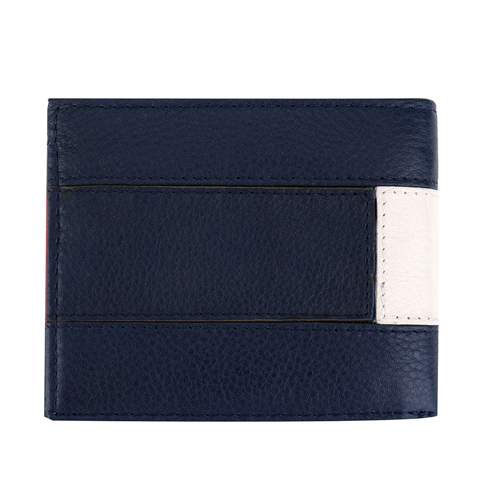 Tommy Hilfiger Men's Wallet - Big Flag Wallet Genuine Leather Coin Pocket
