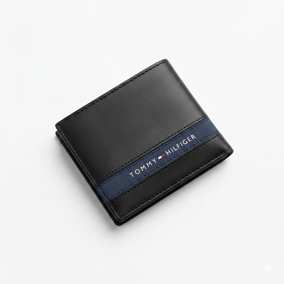 Tommy Hilfiger Men's Wallet - Leather Wallet With Card Case