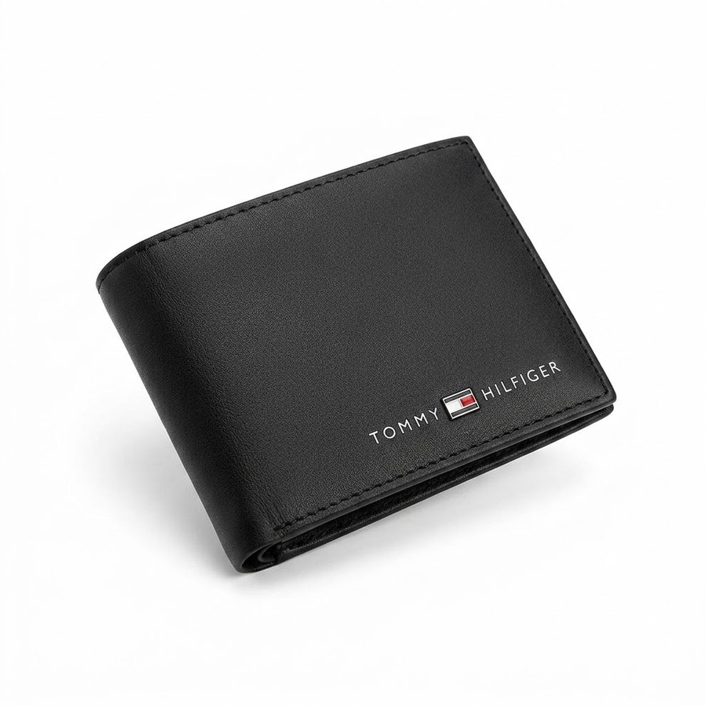 Tommy Hilfiger Men's Wallet - Leather Wallet With Card Case Set