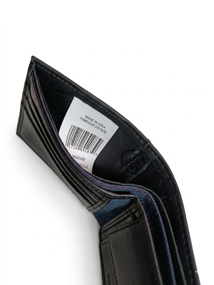 Tommy Hilfiger Men's Wallet - Saffiano Smooth Leather Trifold Wallet
