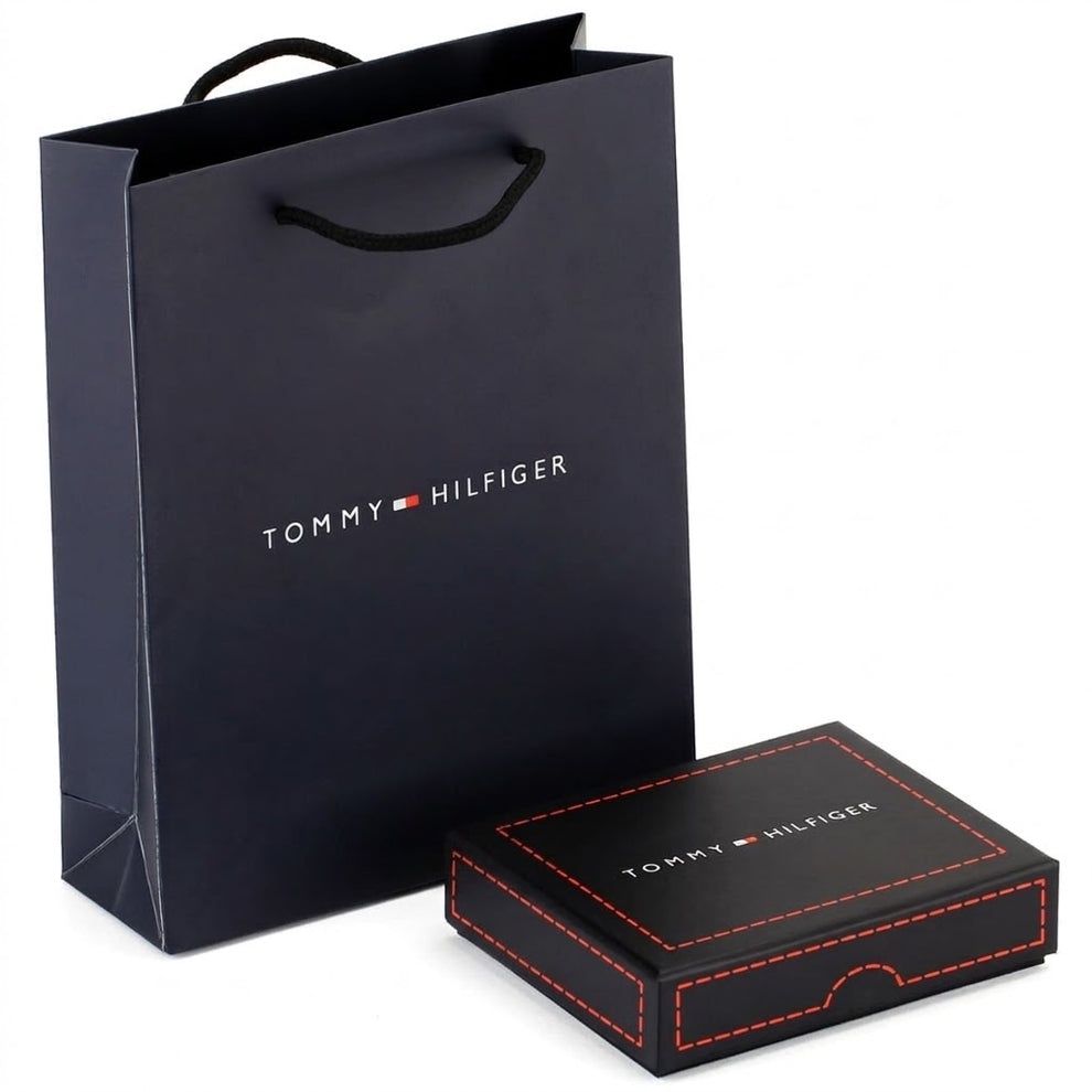 Tommy Hilfiger Men's Wallet - Smooth Leather Bifold Wallet