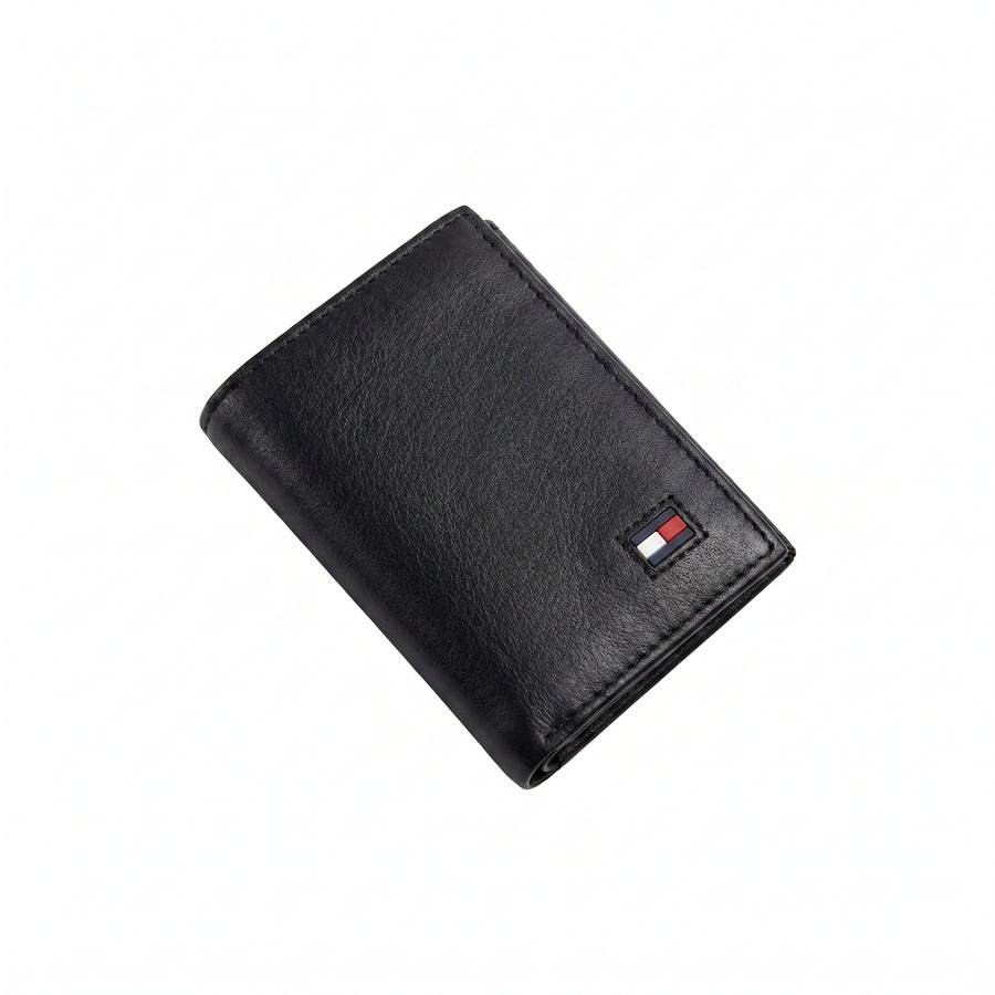 Tommy Hilfiger Men's Wallet - Trifold Grained Leather Wallet