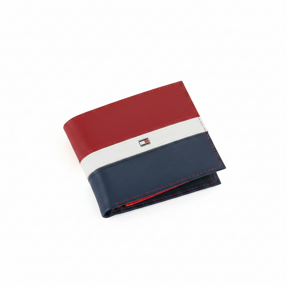 Tommy Hilfiger Men's Wallet - Wallet Colorblock Passcase Rfid