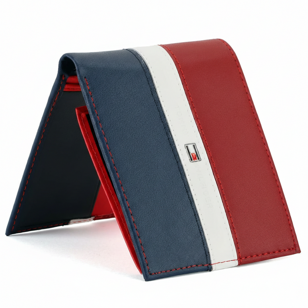Tommy Hilfiger Men's Wallet - Wallet Colorblock Passcase Rfid
