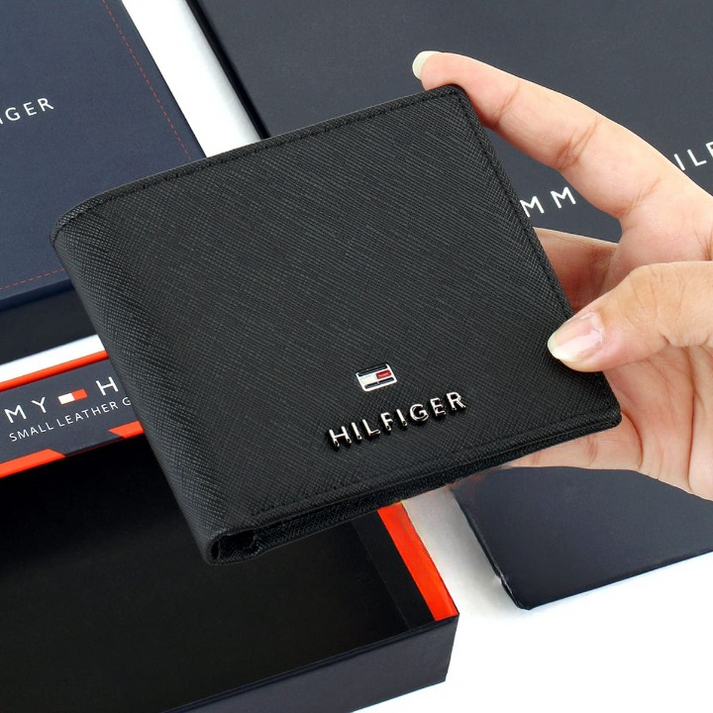 Tommy Hilfiger Men's Wallet - Wallet Saffiano Coin Pocket Rfid