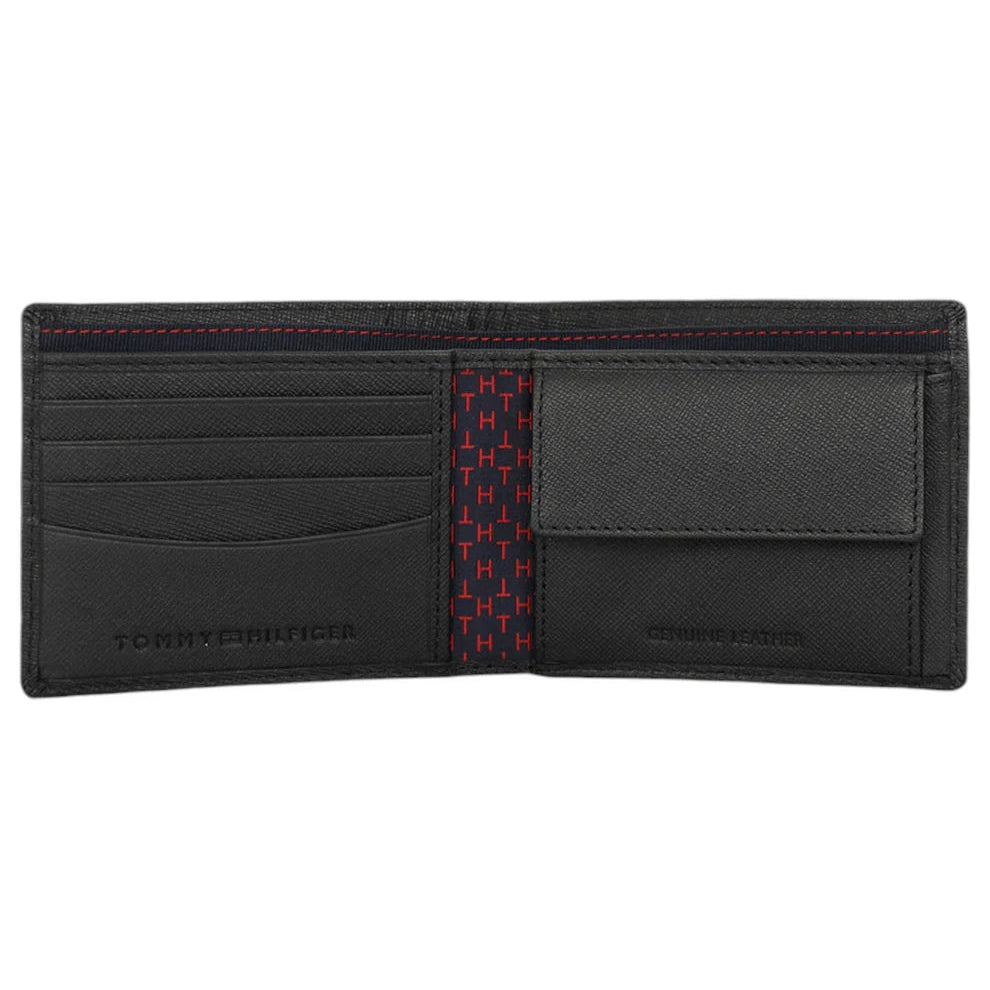 Tommy Hilfiger Men's Wallet - Wallet Saffiano Coin Pocket Rfid