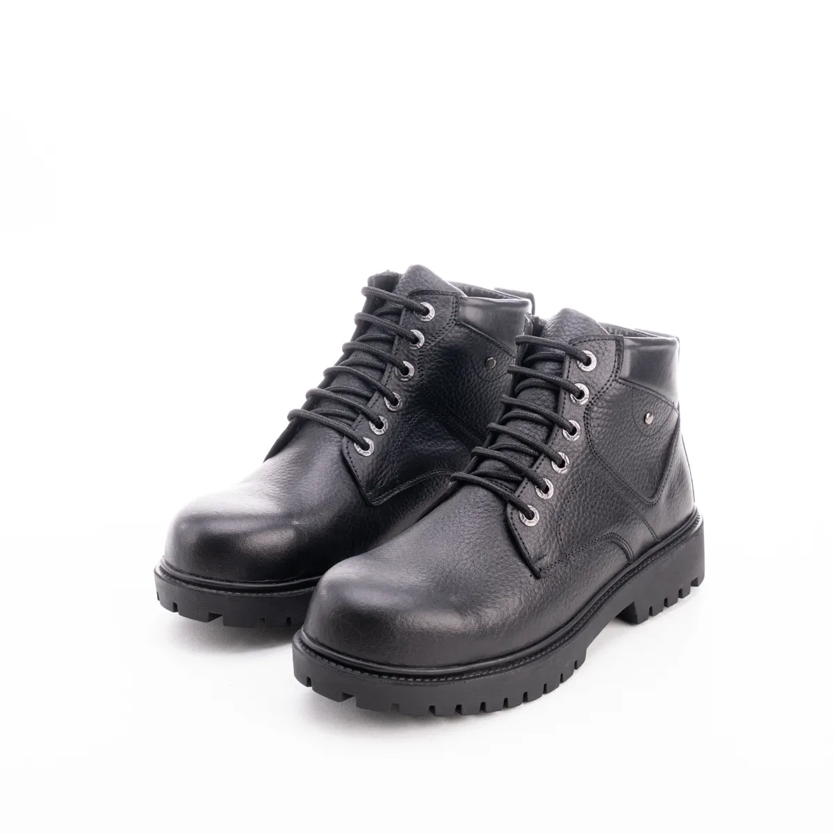 Men's Genuine Leather Safety Half Boot-KJ1