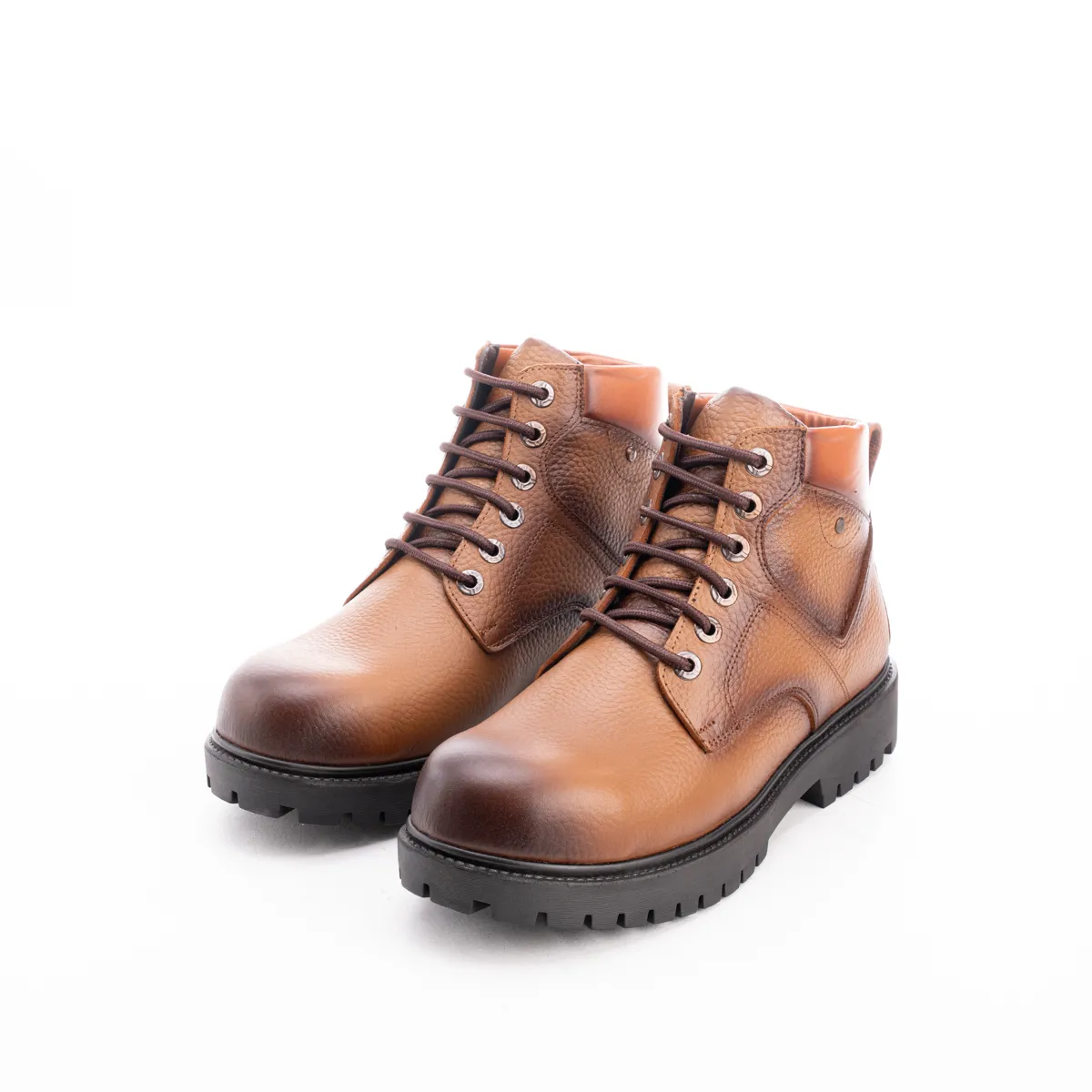 Men's Genuine Leather Safety Half Boot-KJ1