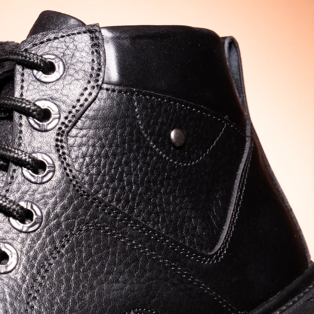 Men's Genuine Leather Safety Half Boot-KJ1