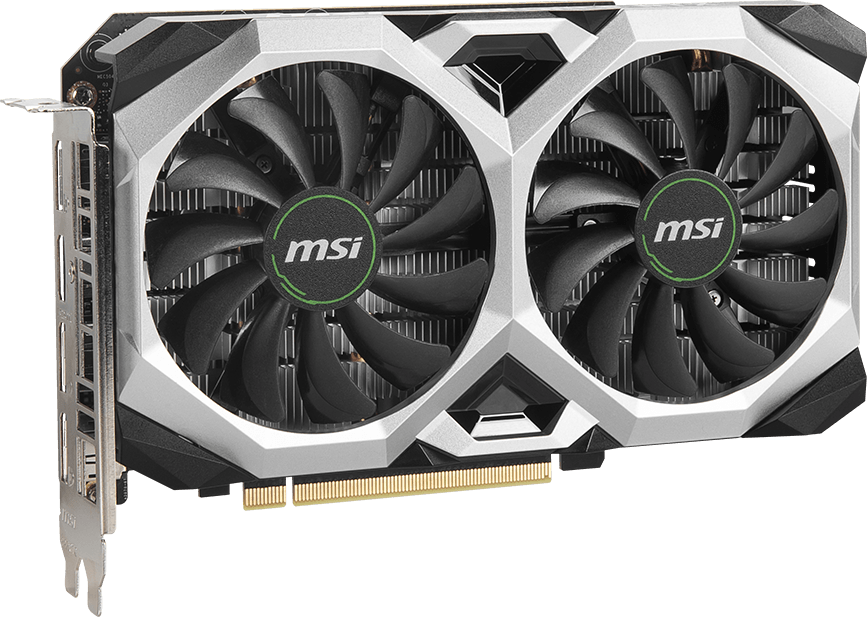 كارت شاشة MSI GeForce GTX 1660 SUPER VENTUS XS OC 6GB GDDR6 بحالة الزيرو برشامة المصنع ضمان 3 شهور