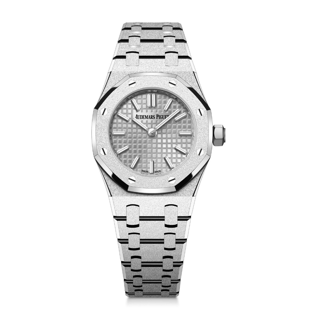 Audemars Piguet Watch For Women - Royal Oak Mini Frosted Gold Quartz - Ref. 67630BC.GG.1312BC.01
