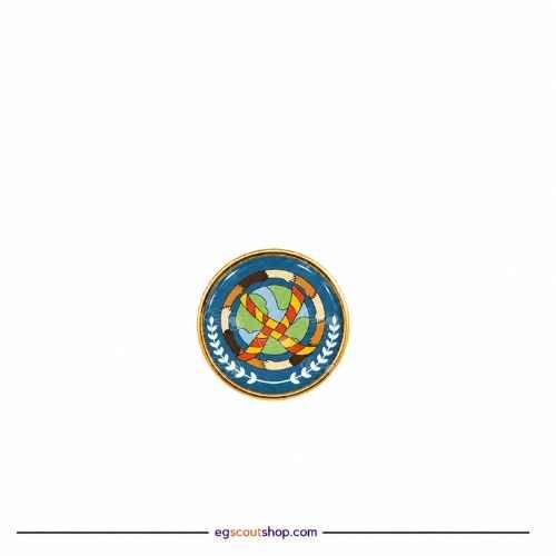ويجل منديل كشافة معدني جاتا جوتي 2026 (JOTA-JOTI) – لبنى ، قطر 3.5 سم