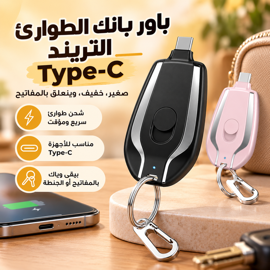 باور بانك الطوارئ التريند Type-C