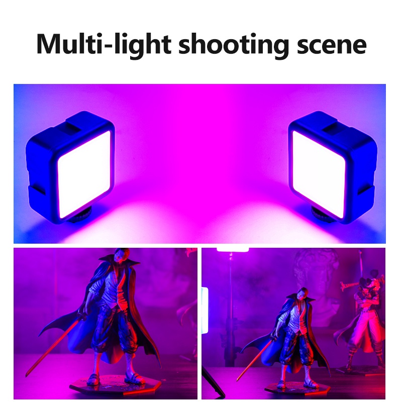 SUTEFOTO T4 RGB LED Light 6W 2500K-9000K