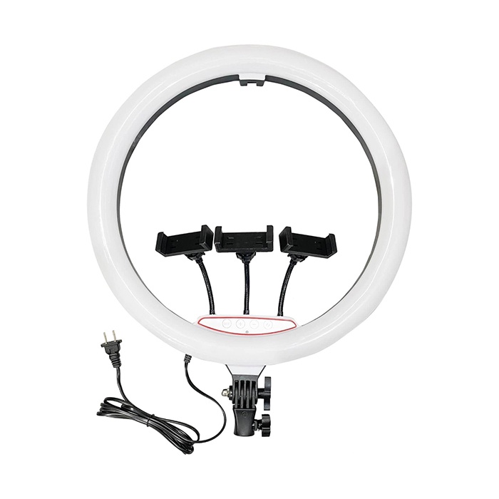 LJJ-18 Ring Light Dimmable LED with Adjustable Color Temperature