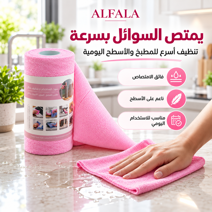 امتصاص السوائل برول مايكروفايبر