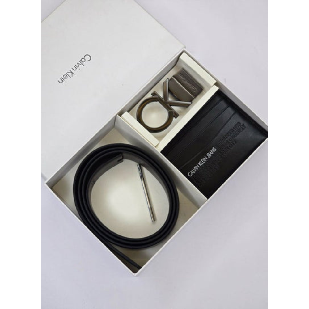 Calvin Klein Men’s Leather Belt & Card Holder Set #17