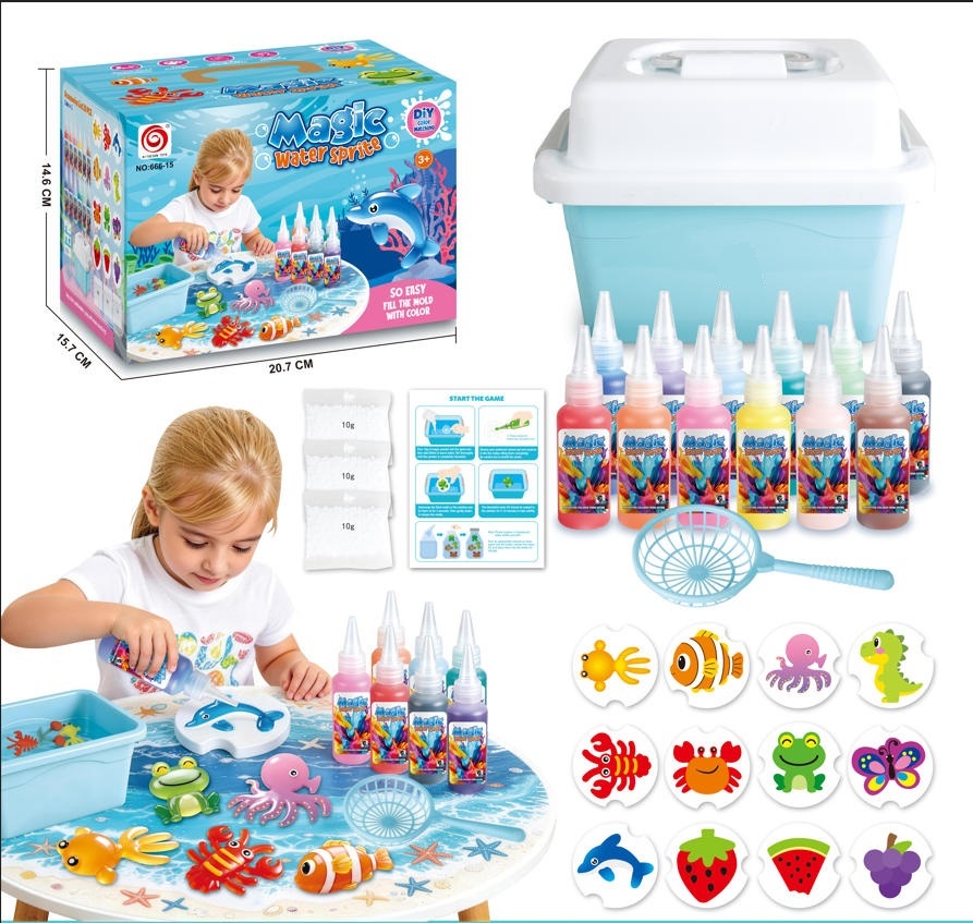 الجيلي المائي السحري للأطفال-30 قطعة | Magic Water Sprite DIY Gel Kit – 30 Pcs