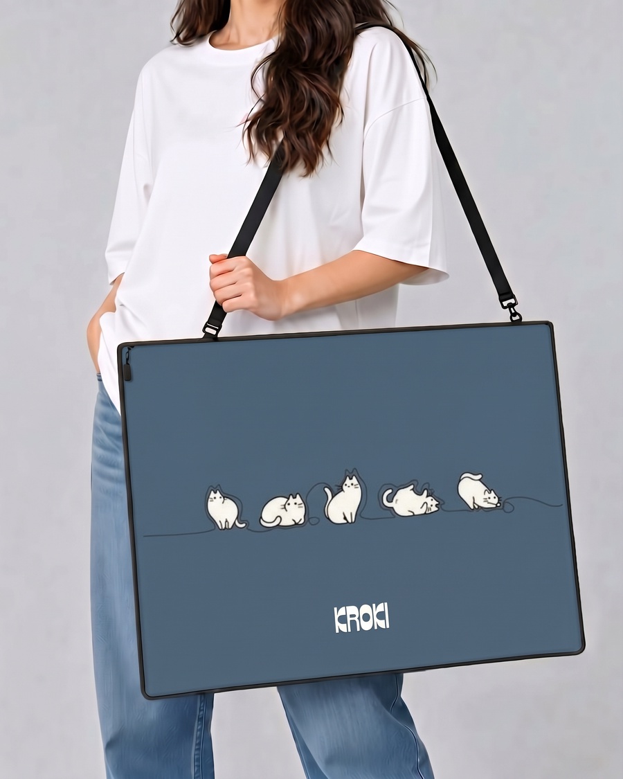 Playful Cats Art Bag