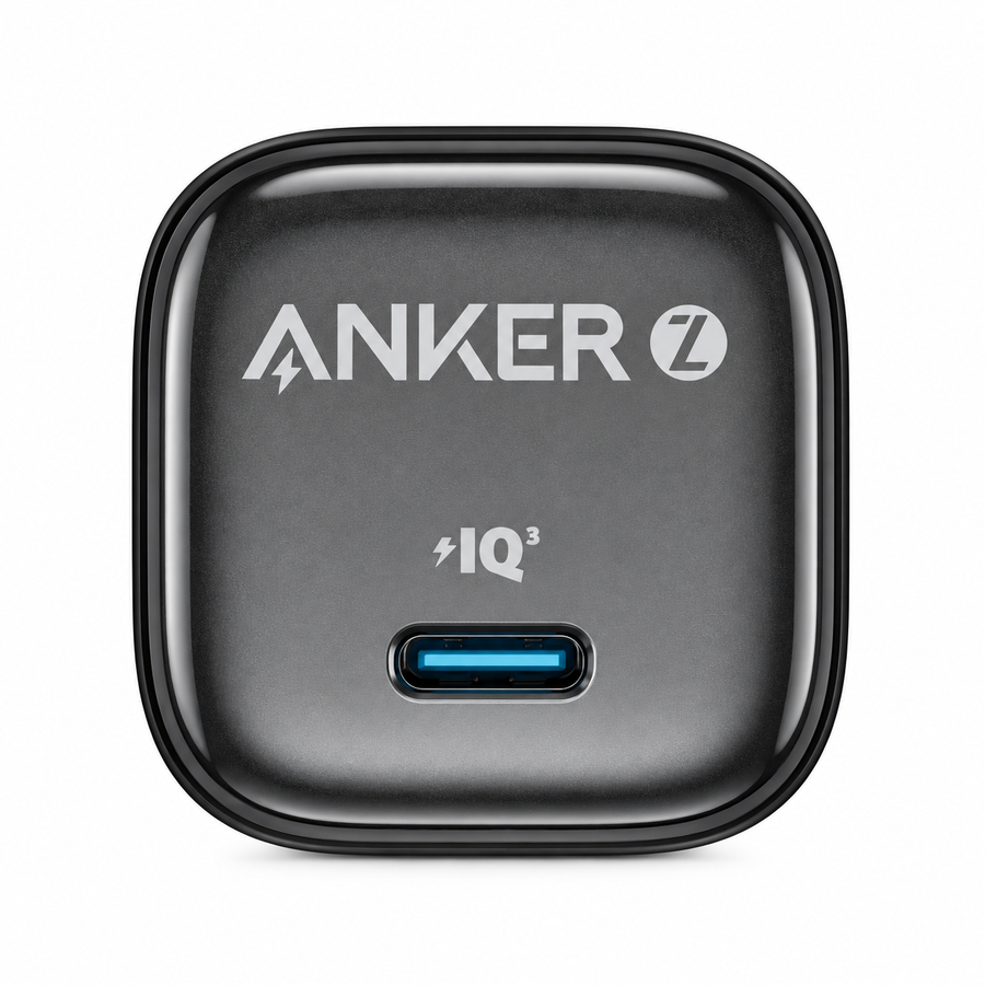 شاحن Anker Zolo A2698L11 GaN بقوة 30W USB-C أسود - ضمان 18 شهر