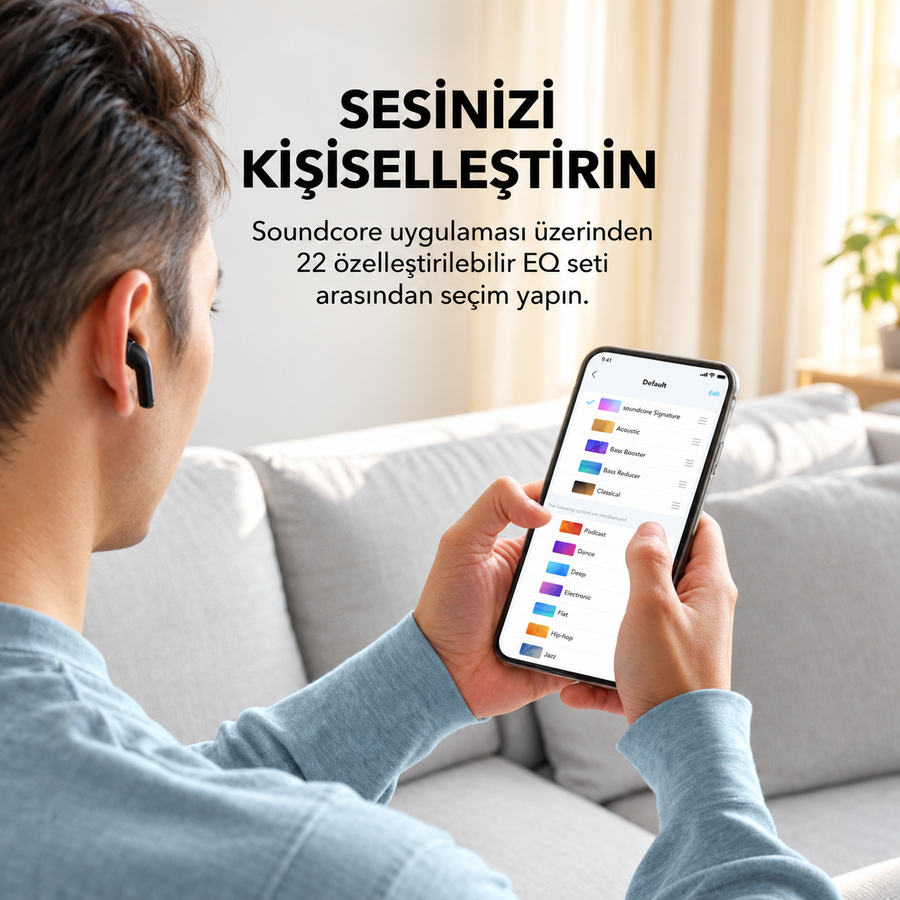 سماعات Soundcore K20i A3994 من Anker ببطارية 36 ساعة - ضمان 18 شهر