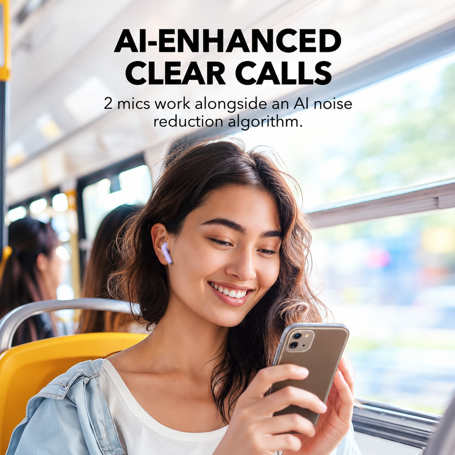 سماعات Soundcore K20i A3994 من Anker ببطارية 36 ساعة - ضمان 18 شهر