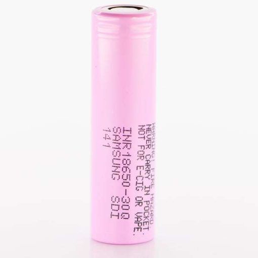 SAMSUNG INR18650-30Q Rechargeable 18650 Li-ion Battery High Drain 3.6V 15A 3000mAh (New)