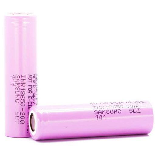 SAMSUNG INR18650-30Q Rechargeable 18650 Li-ion Battery High Drain 3.6V 15A 3000mAh (New)