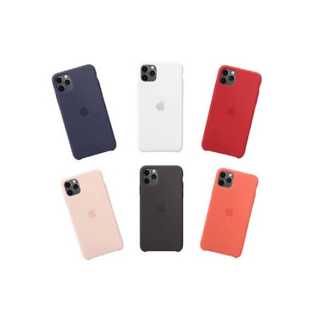جراب سيليكون ناعم مع بطانه من الميكرو فايبر لهواتف ابل -Silicone Phone Case