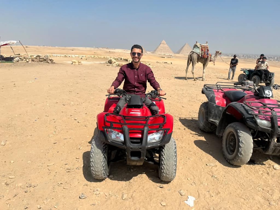 1-Hour Single Quad Bike Ride at the Giza Pyramids