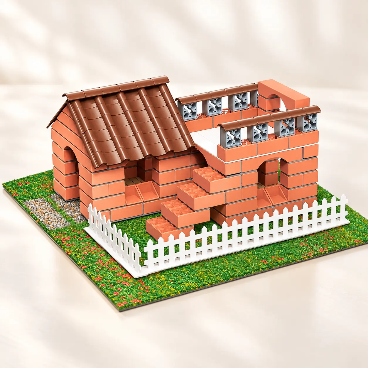 ورشة البناء بالطوب المصغر – 200 قطعة  | Mini Brick Building Set – 200pcs