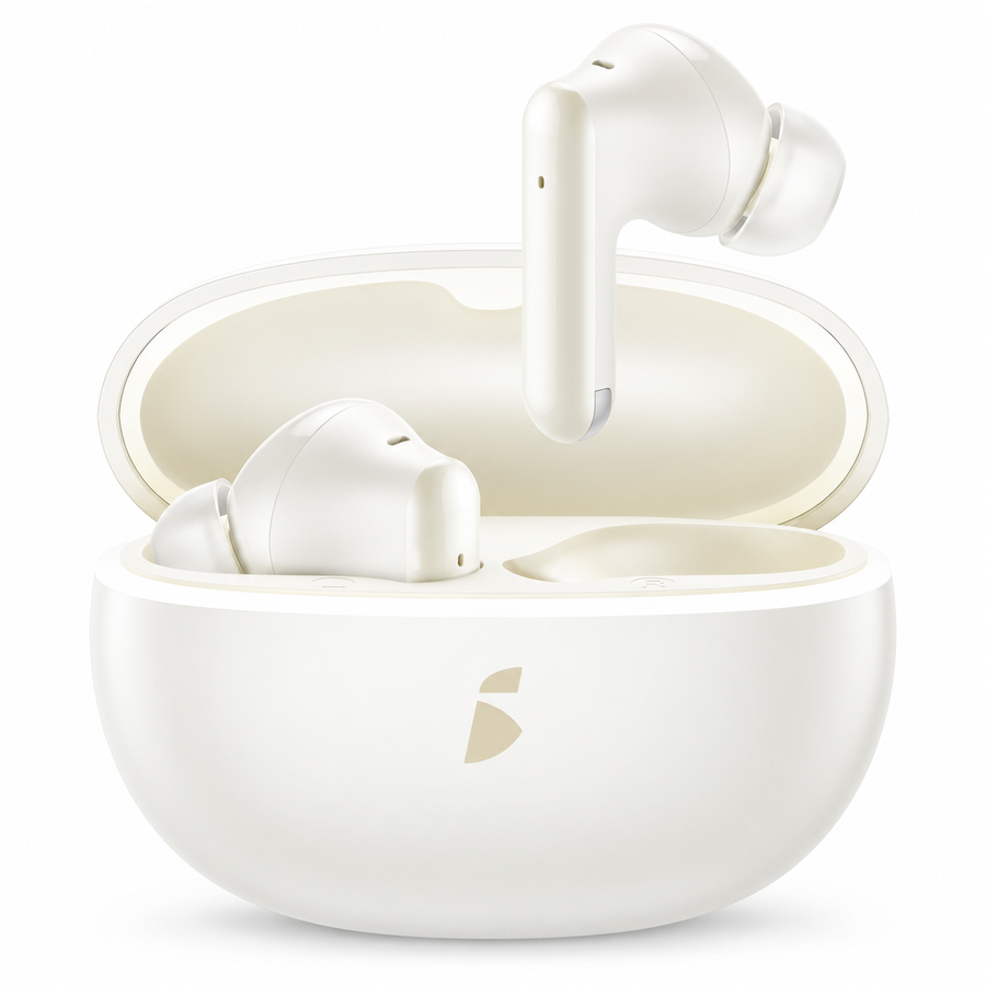 سماعات itel BudsAce New IEW-63 ببطارية 39 ساعة وBluetooth 6.0 و4-Mic ENC - ضمان 12 شهر
