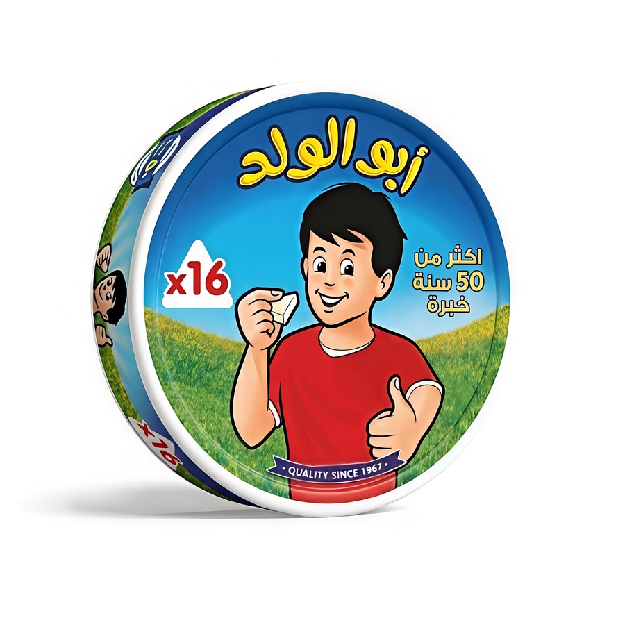 ابو الولد جبن مثلثات -16 قطعة