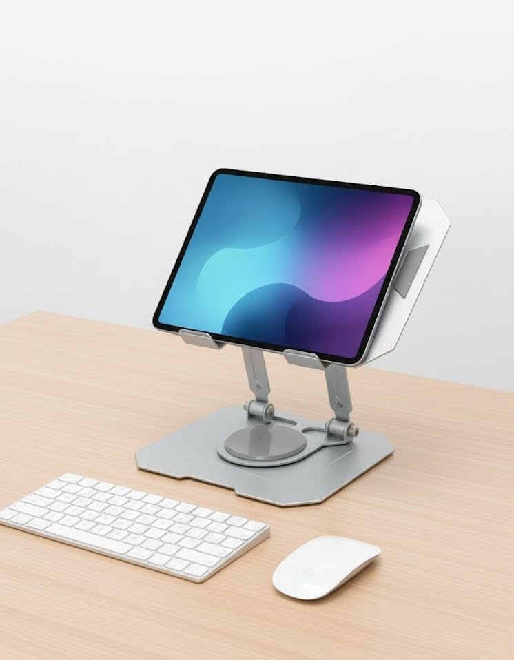 Utopia No.258 Foldable Metal Desk Stand & 360° Rotatable Holder