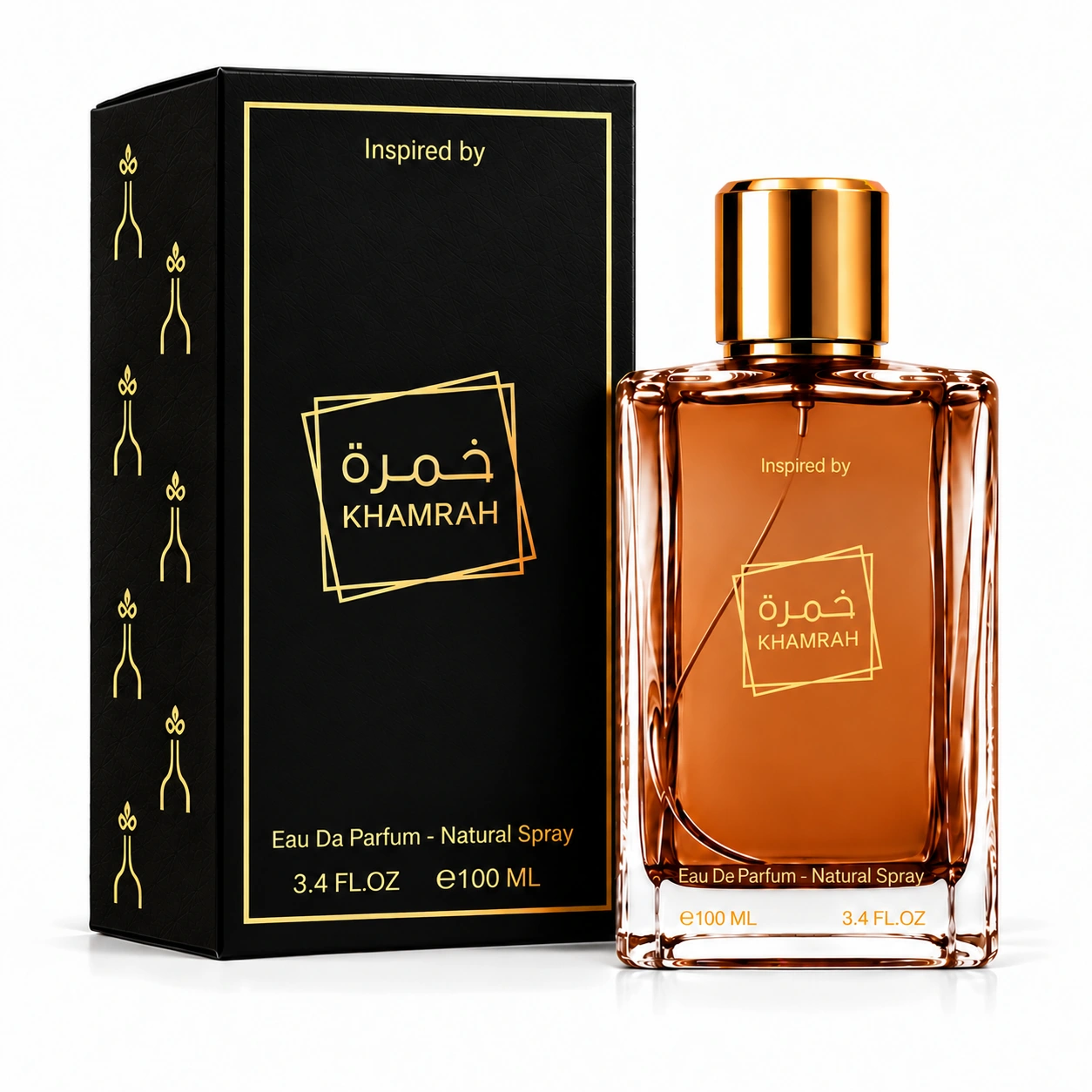Khamrah — bottle and black box