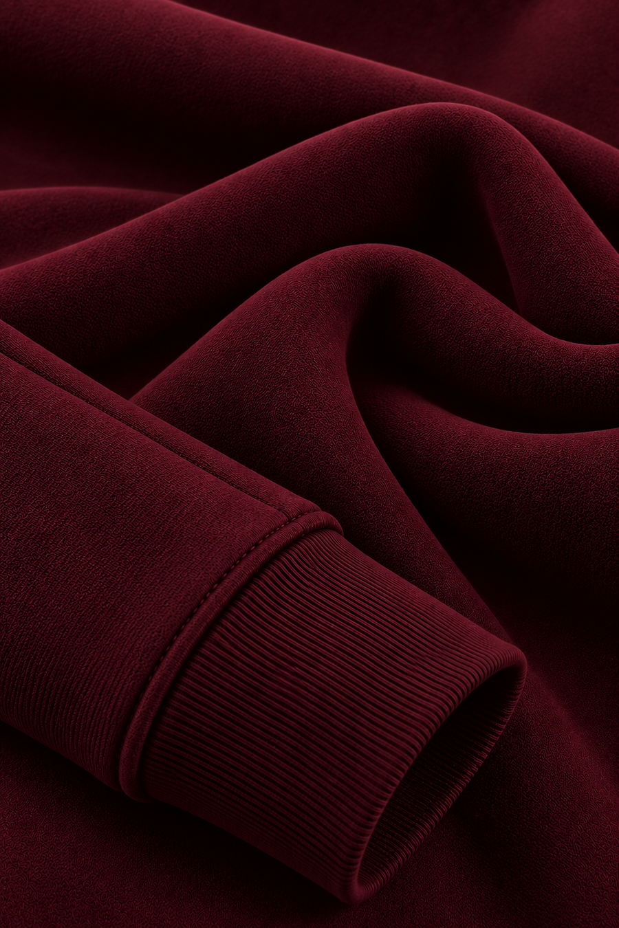Never Give Up Hoodie – Burgundy